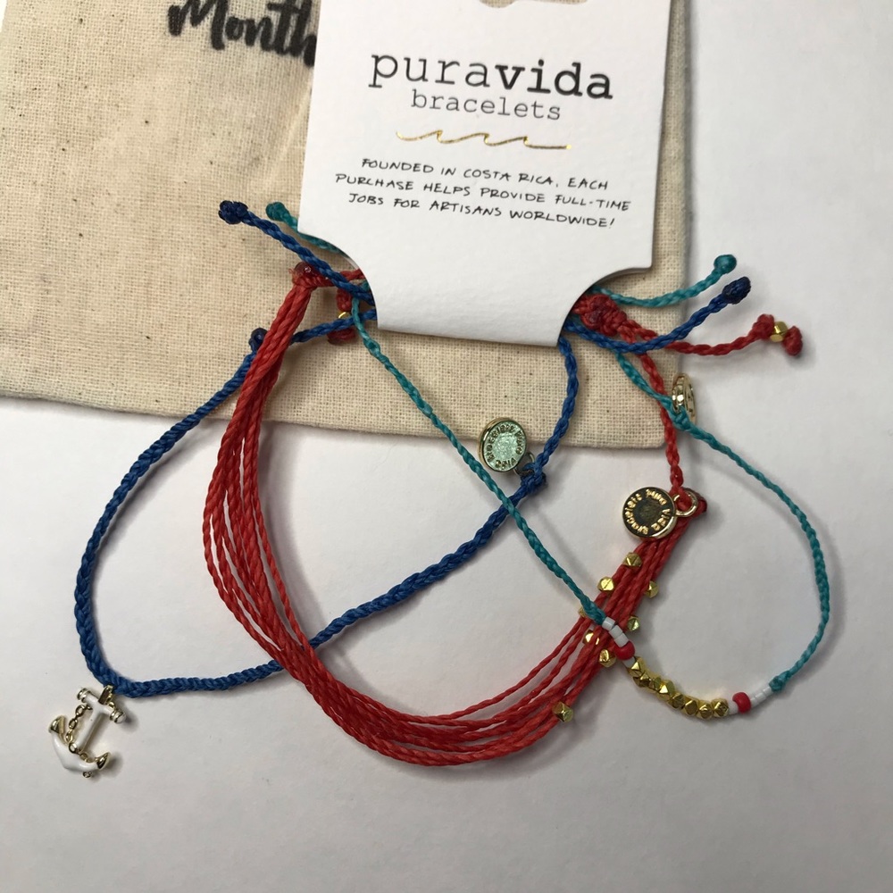 Pura Vida Monthly Bracelet Set of 3